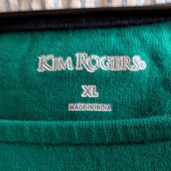 Green Baby It's Cold Outside Graphic Top XL Kim Rogers - Picture 2 of 8